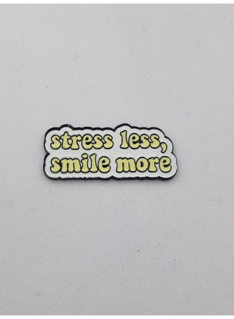 Kipfy Stress Less Smile Sticker - Image 1